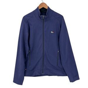 Ralph Lauren RLX Jacket Fleece Lined Full Zip Blue